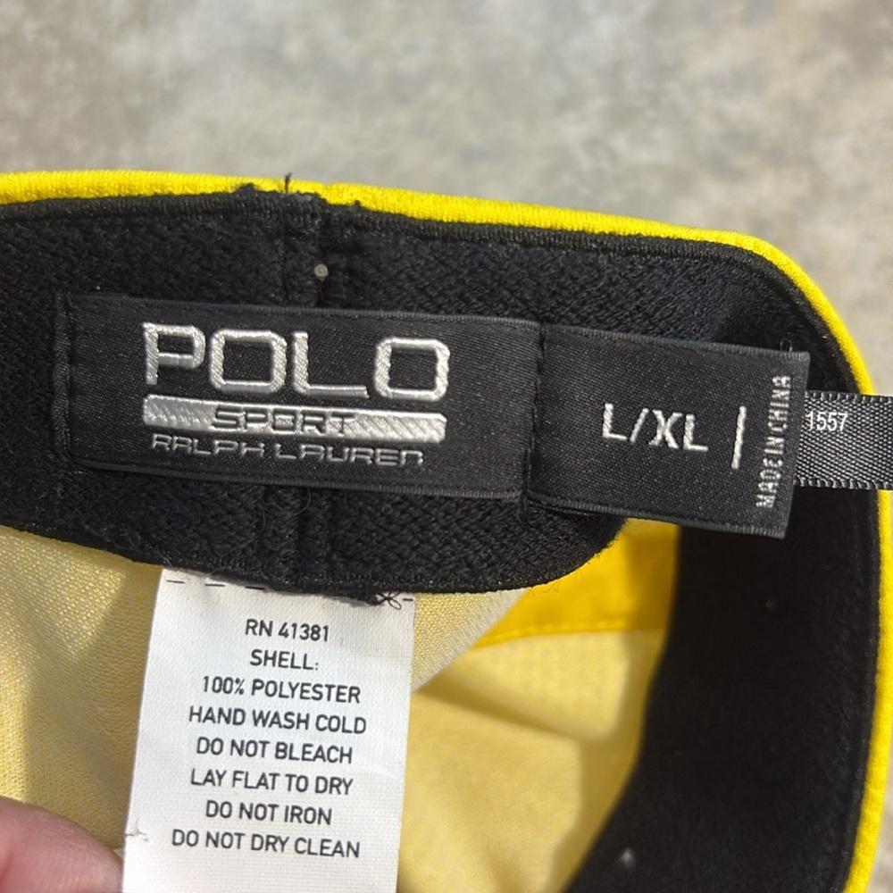 Polo by Ralph Lauren Yellow Sport Cap - Picture 5 of 9